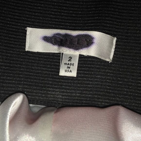 Milly Fluorescent Stripe Pencil Skirt (E15) - Picture 6 of 6